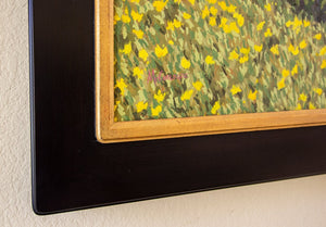 Del Mar Springtime Original Oil on Linen 30" x 30"