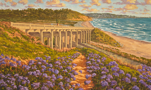 Del Mar Views #1 Giclée Print on canvas