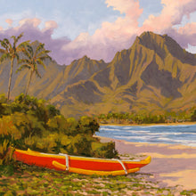 Load image into Gallery viewer, Hanalei Bay Giclée on Canvas
