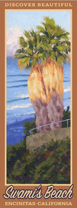 Discover Swami's Beach Poster 14" x 36"