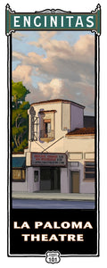 La Paloma Theatre 14" x 36"