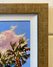 Load image into Gallery viewer, Neighborhood Palms Original Oil on Linen 7&quot; x 17.5&quot;
