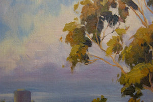 La Jolla Overlook Original Oil Painting 21" x 27"