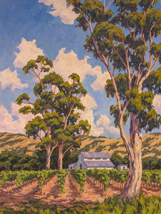Napa Vineyard Original Oil Painting 30" x 40"