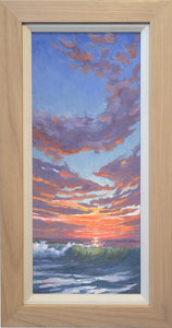 Sunset Splendor Original Oil 20" x 10"