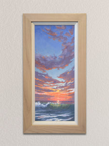 Sunset Splendor Original Oil 20" x 10"