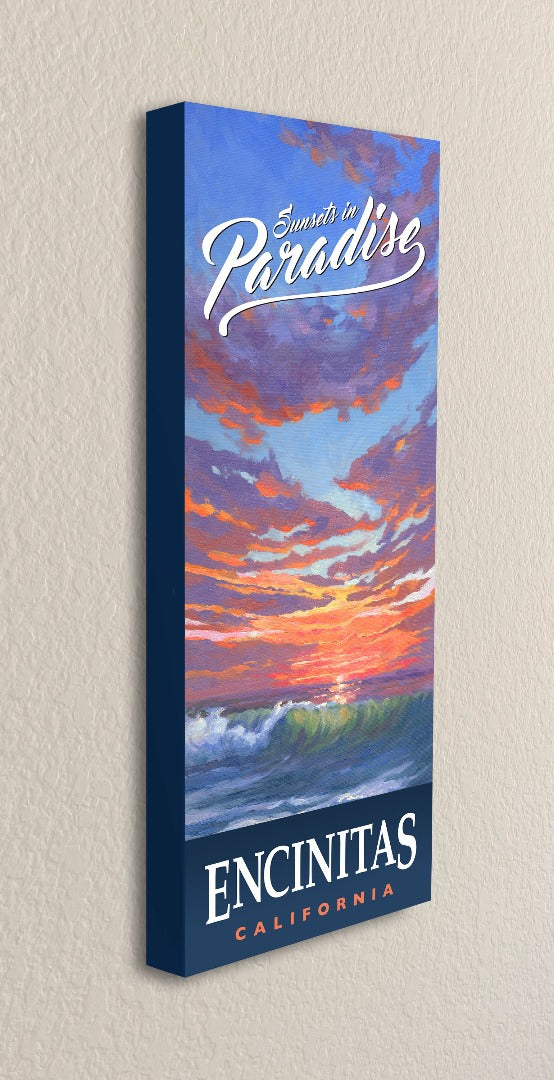 Sunsets in Paradise Giclée Print on Canvas