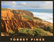 Load image into Gallery viewer, State Parks Series - Torrey Pines Giclée Print
