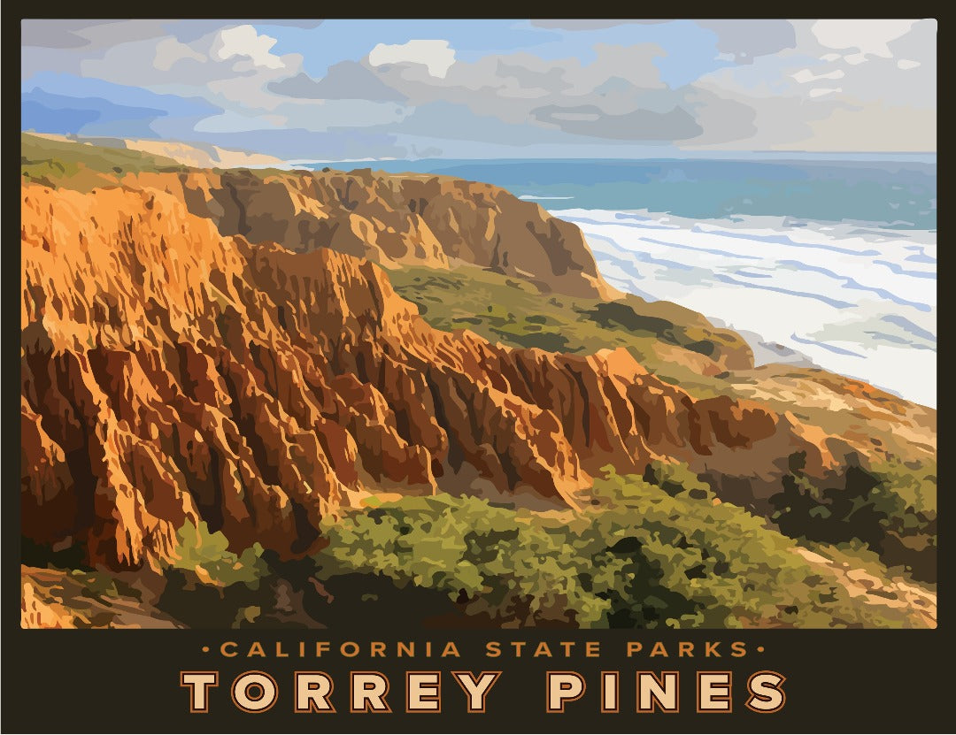 State Parks Series - Torrey Pines Giclée Print