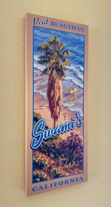 Visit Beautiful Swami's California Giclée Print on Canvas
