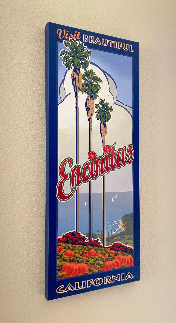 Visit Beautiful Encinitas California Giclée on Canvas