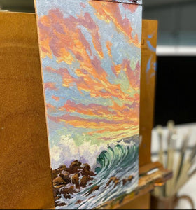 Sunset Wave – Original or Fine Art Giclée Print